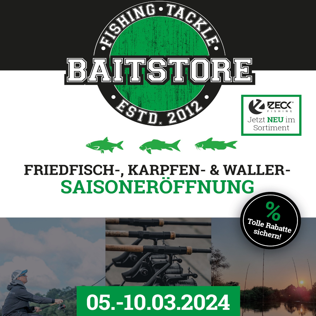 Friedfisch, Karpfen & Waller Saison-Eröffnung 2024