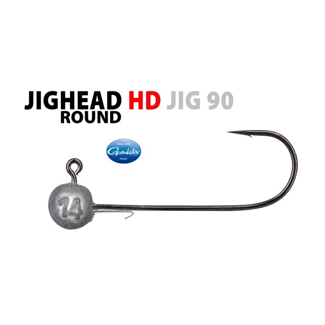 SPRO Round Jighead HD Jig 90 Gr.2/0 3 Stk. 10g