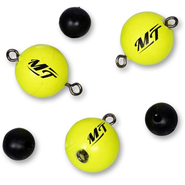 Magic Trout Float Connector 10mm 5 Stk. neon gelb