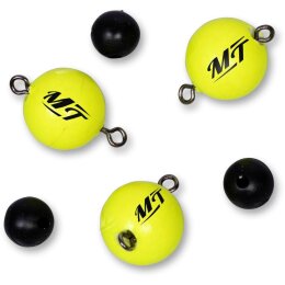 Magic Trout Float Connector 10mm 5 Stk. neon gelb