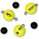Magic Trout Float Connector 10mm 5 Stk. neon gelb