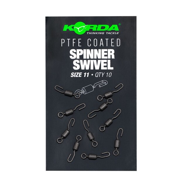 Korda PTFE Spinner Swivel Size 11 (8pcs)