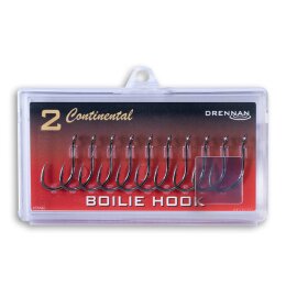 Continental Boilie Hook Barbed 10Stk. #2 |...